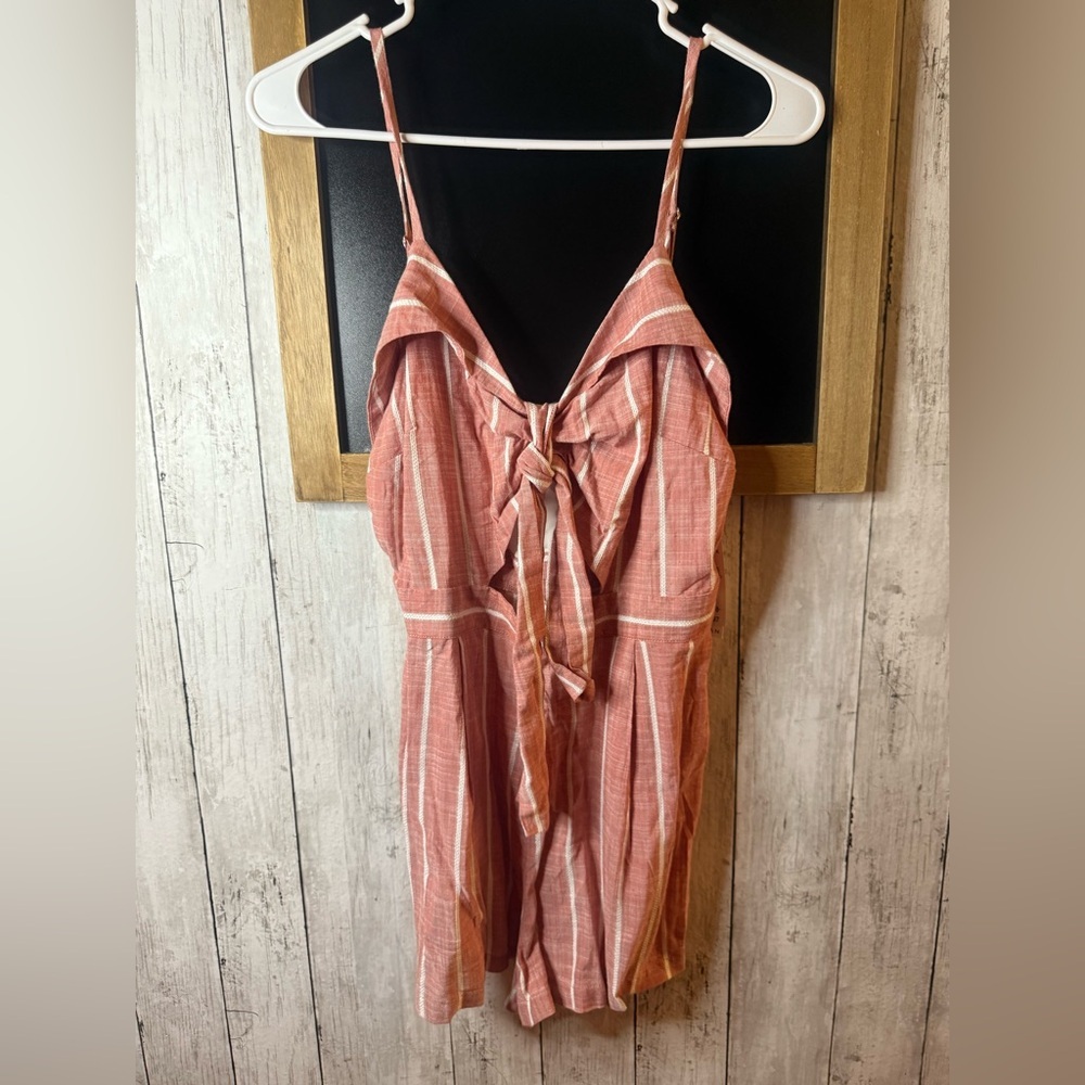 NWT Ten Sixty Sherman Women’s M Sierra Stripe Adjustable Strap Short Romper